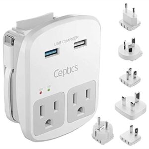 Ceptics Universal Travel Adapter Kit