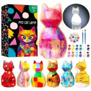 Goodyking Paint Your Own Cat Lamp Kit